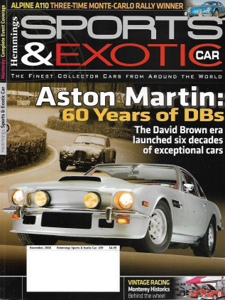 HEMMINGS SPORTS & EXOTIC CAR 2008 NOV - ASTON MARTIN DB'S, ALPINE A110